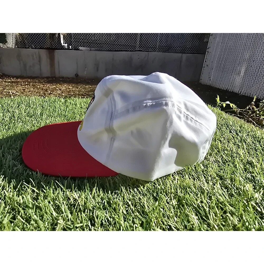 Vintage 90’s Disney Mickey Unlimited Red White Stars Stripes Cap Hat EUC Mickey